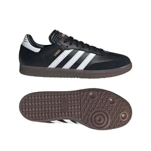 NWT Adidas Samba Indoor Shoes men Black/White/Red size 12.5